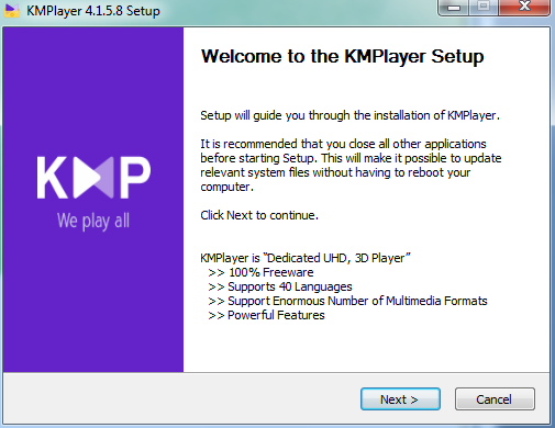Kmplayer 64 bit windows 7